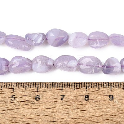 Natural Lavender Amethyst Beads Strands G-N362-14A-01-1