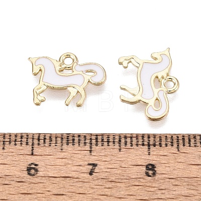 Alloy Enamel Pendants ENAM-N069-12KCG-01-1