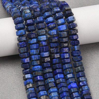 Natural Lapis Lazuli Beads Strands G-G317-A34-3x6mm-1