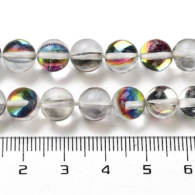 Transparent Glass Beads GLAA-B022-8mm-03-1