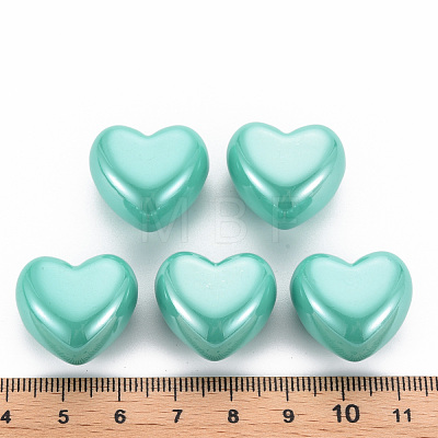 Opaque Acrylic European Beads MACR-S372-03B-68-1