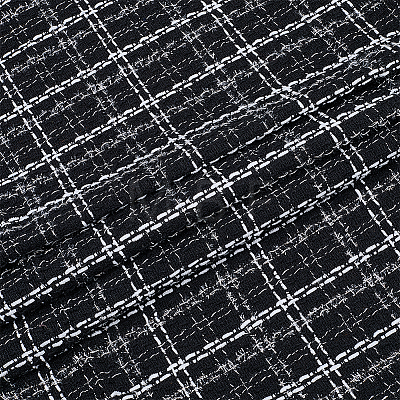 Tartan Chemical Fiber Fabric DIY-WH0591-521B-1