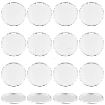 60Pcs 304 Stainless Steel Plain Edge Bezel Cups STAS-SC0021-45-1