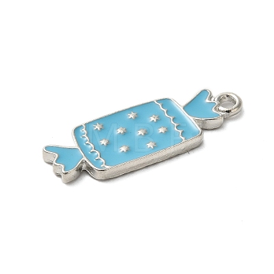 Winter Theme Alloy Enamel Pendants ENAM-M002-05H-P-1