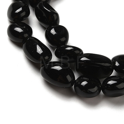 Natural Obsidian Beads Strands G-I351-B08-1