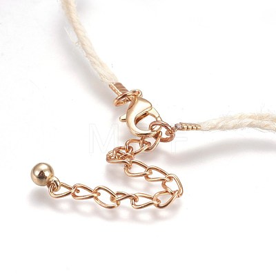Bohemian Style Shell Bib Necklaces NJEW-WH0005-05G-1