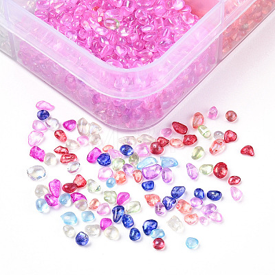 10 Grid Transparent Glass Bubble Beads MACR-N017-03-1-1