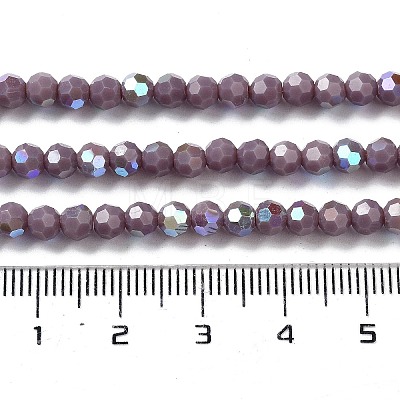 Opaque Glass Beads Strands EGLA-A035-P4mm-L11-1