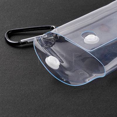 Waterproof Transparent PVC Key Clasp Storage Bags DIY-K046-01-1