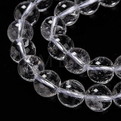 Natural Quartz Crystal Beads Strands X-G-H236-05A-8mm-1