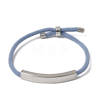 Round Nylon Milan Cord Slider Bracelet Making BJEW-L722-01P-13-1