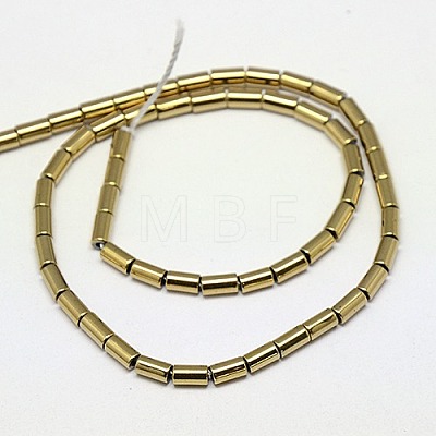 Electroplate Non-magnetic Synthetic Hematite Beads Strands G-J162-B-01-1