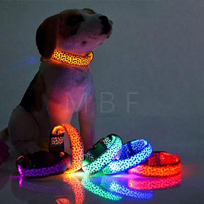 Adjustable Polyester LED Dog Collar MP-H001-A08-1