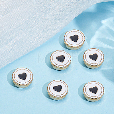 6Pcs Zinc Alloy Cufflinks BUTT-ME0001-50A-01-1