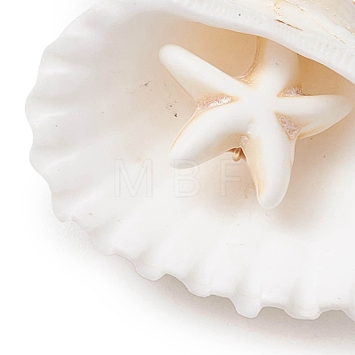 Summer Beach Natural Shell Pendants PALLOY-JF02648-01-1