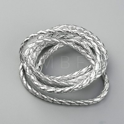 Braided PU Leather Cords WL-WH0005-002C-1