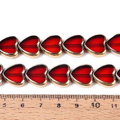 Electroplate Glass Beads Strands EGLA-T021-23A-1