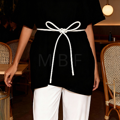 Round PU Leather Cord Tie Knot Belts for Dress DIY-WH20007-802A-01-1