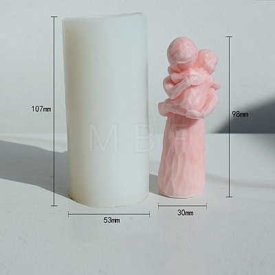 3D Aromatherapy Wax Candle Silicone Mold PW-WG76606-01-1