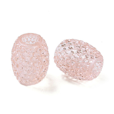 Transparent Resin European Jelly Colored Beads RESI-B025-01A-09-1