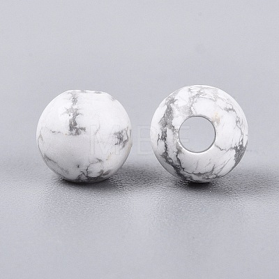Natural Howlite Beads G-Q602-08A-07-1