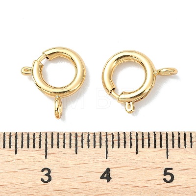 SHEGRACE Brass Spring Ring Clasps XGRPCN257-222G-1