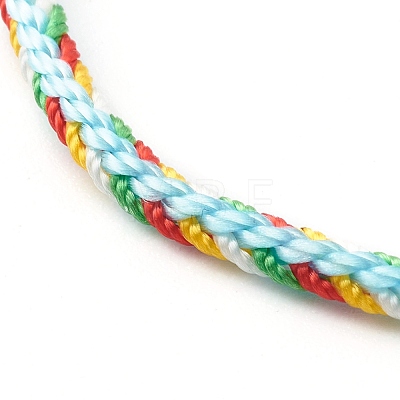 Nylon Twist Cord Bracelets BJEW-JB06479-04-1