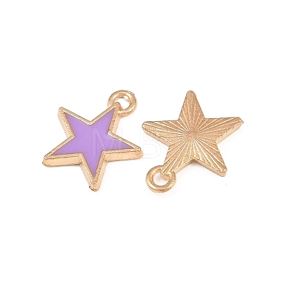 Alloy with Enamel Charms AL-CBA9C31-06G-1