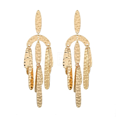 Zinc Alloy Oval Chandelier Earrings EJEW-Z107-03G-01-1