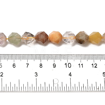 Natural Rutilated Quartz Beads Strands G-K382-A02-03-1