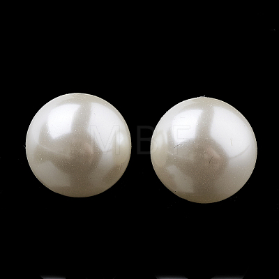 Eco-Friendly Plastic Imitation Pearl Beads MACR-S277-8mm-C05-1
