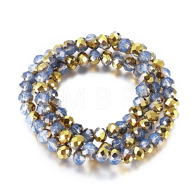 Electroplate Glass Beads Strands EGLA-A034-J3mm-O01-1