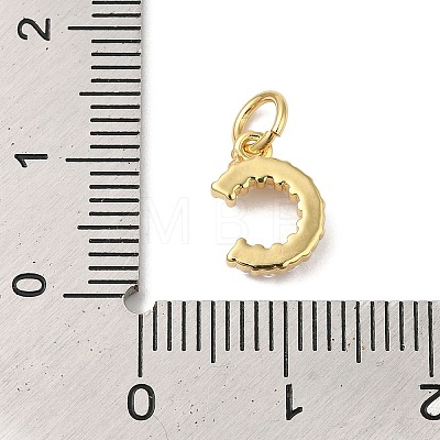 Rack Plating Brass with ABS Plastic Imitation Pearl Charms KK-B092-30C-G-1