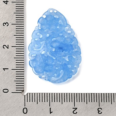 Natural Quartz Carved Pendants G-Z162-05A-1