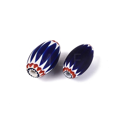 Handmade Millefiori Glass Barrel Beads LS-LA-N002-09E-1