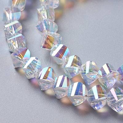 Glass Imitation Austrian Crystal Beads GLAA-F108-08A-1