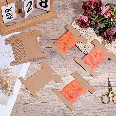 100Pcs Paper Thread Winding Boards SENE-SC0001-04-1