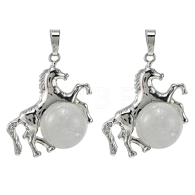 Natural Quartz Crystal Pendants G-D102-01P-05-1