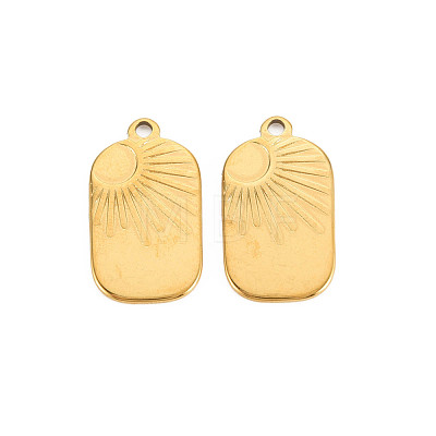 201 Stainless Steel Pendants STAS-S119-147G-1