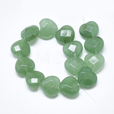 Natural Green Aventurine Beads Strands X-G-S357-E02-05-1