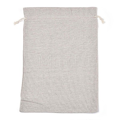 Cotton Cloth Packing Pouches Drawstring Bags ABAG-R011-25X35-01-1