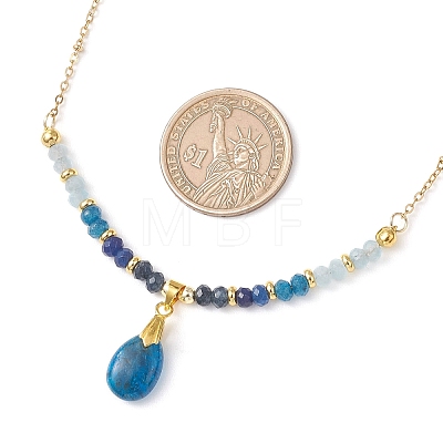 Natural Malaysia Jade Pendant Nekclaces NJEW-JN05917-02-1