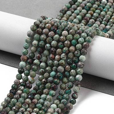 Natural African Turquoise(Jasper) Beads Strands G-G140-A12-03-1