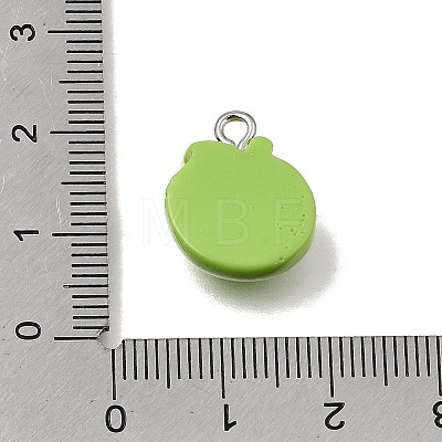 Opaque Resin Imitation Food Pendants RE-CBAAB56-09-1
