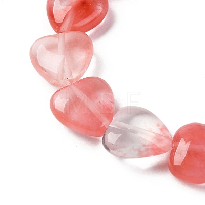 Cherry Quartz Glass Beads Strands G-I372-A02-02-1