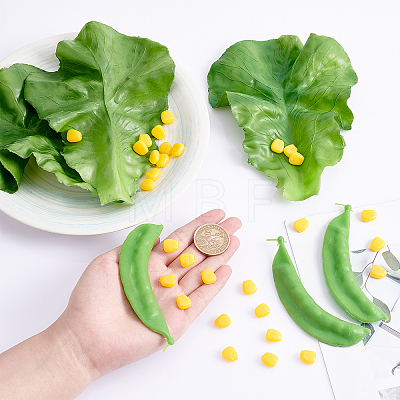 CHGCRAFT 3 Style Artificial Fake Food Miniature PVC Vegetable DJEW-CA0001-11-1