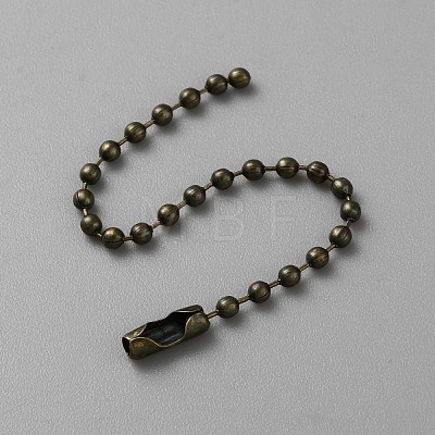 100Pcs Steel Ball Chains for Price Tag Chains FIND-SP0002-58AB-1