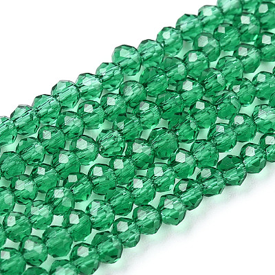 Glass Beads Strands EGLA-A034-T6mm-D18-1