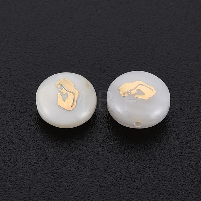 Natural Freshwater Shell Beads SHEL-S278-051-1