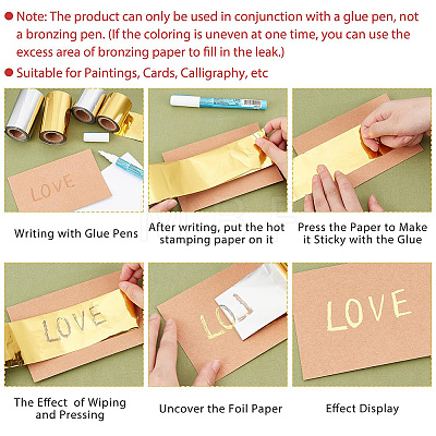 Stamping Foil Paper DIY-WH0430-182A-1